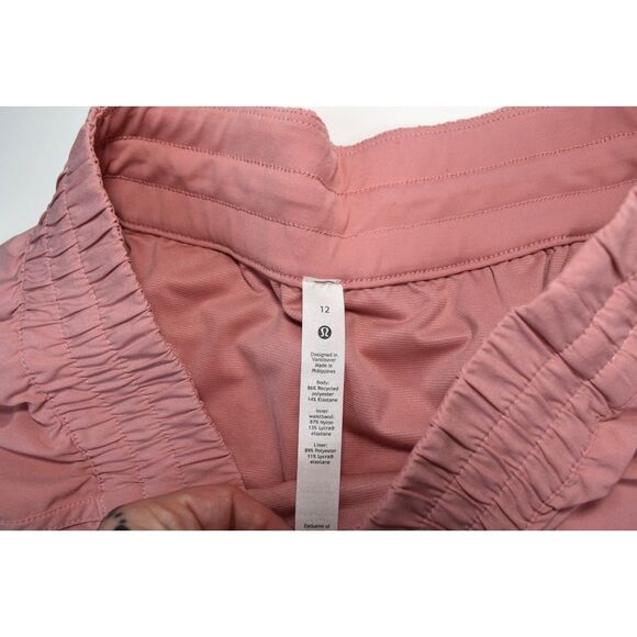 Lululemon Tracker Short 4" Cherry Tint Pink Athleticwear Running Low Rise 12 - Picture 3 of 8